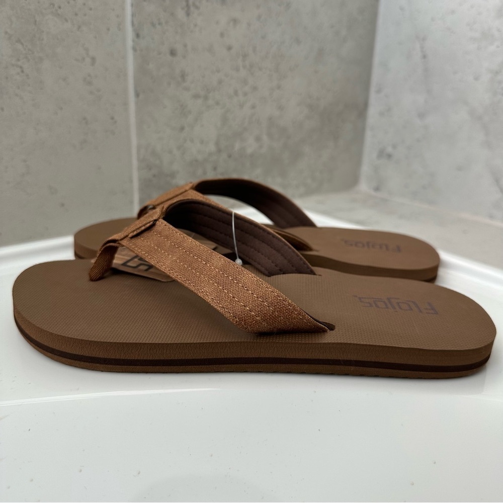 Flojos Kids Rogan Flip Flops Size 5 - Picture 5 of 12